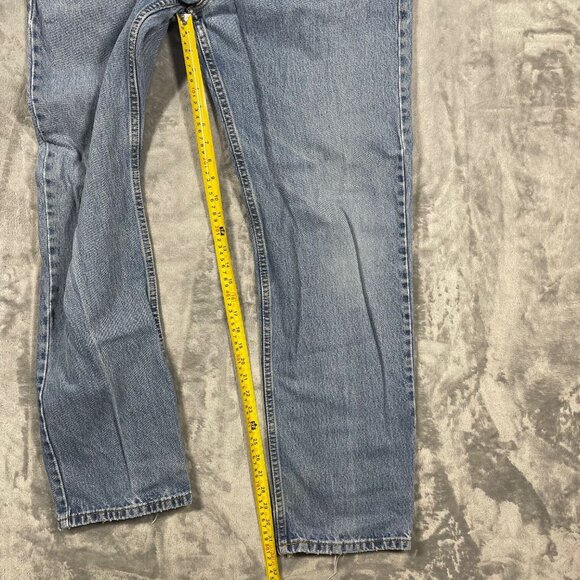 Levis 550 Straight Leg Denim Jeans Medium Wash Cotton Classic Fit Mens 34x32 - Picture 4 of 11